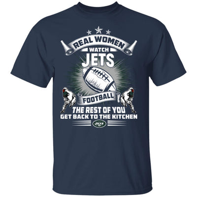 Funny Gift Real Women Watch New York Jets T Shirt