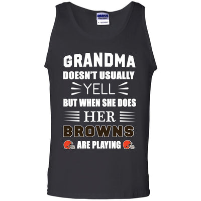 Grandma Doesn't Usually Yell Cleveland Browns T Shirts