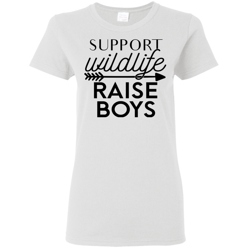 Support Wildlife Raise Boys T Shirts V1