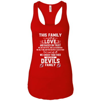 We Are A New Jersey Devils Family T Shirt