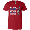 I Will Support Everywhere Colorado Avalanche T Shirts