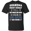 Grandma Doesn't Usually Yell Columbus Blue Jackets T Shirts