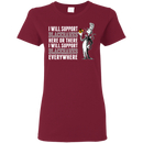 I Will Support Everywhere Chicago Blackhawks T Shirts