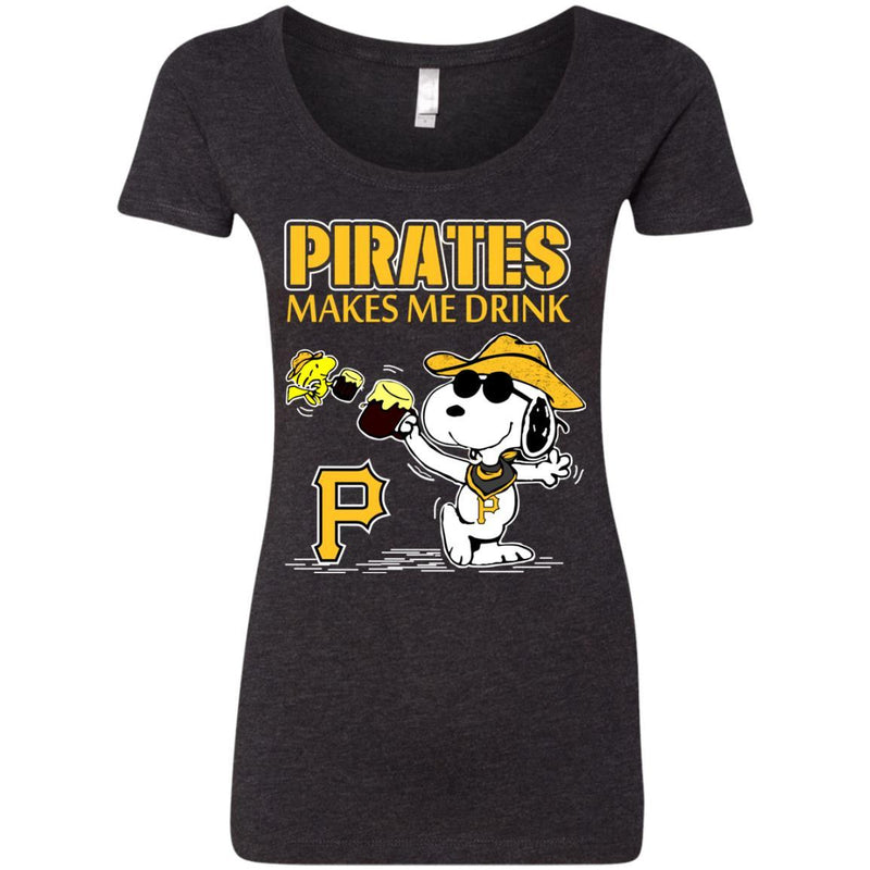 Pittsburgh Pirates Makes Me Drinks T-Shirt