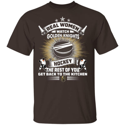 Funny Gift Real Women Watch Vegas Golden Knights T Shirt