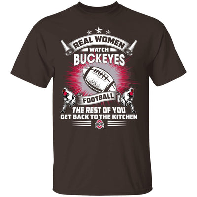 Funny Gift Real Women Watch Ohio State Buckeyes T Shirt