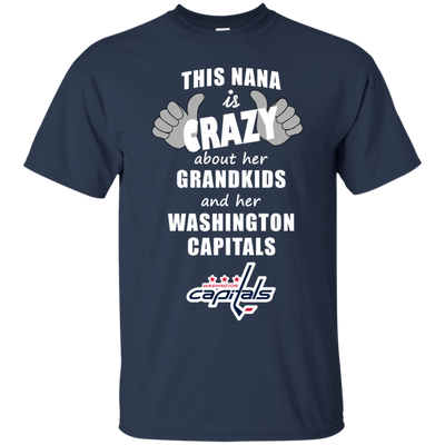 This Nana Is Crazy About Her Grandkids And Her Washington Capitals T Shirts