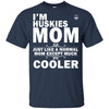 A Normal Mom Except Much Cooler Connecticut Huskies T Shirts