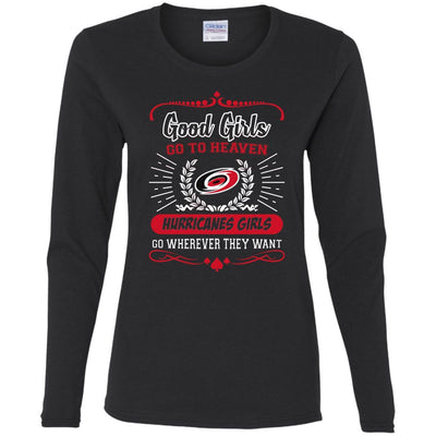 Good Girls Go To Heaven Carolina Hurricanes Girls T Shirts