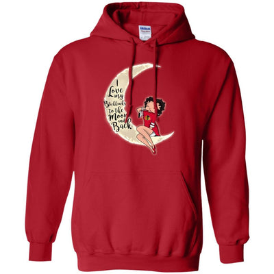 BB I Love My Chicago Blackhawks To The Moon And Back T Shirt - Best Funny Store