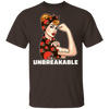 Beautiful Girl Unbreakable Go Cleveland Browns T Shirt