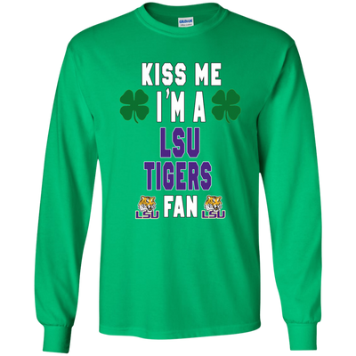 Fabulous Patrick's Day Stunning Logo LSU Tigers T Shirts