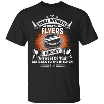 Funny Gift Real Women Watch Philadelphia Flyers T Shirt