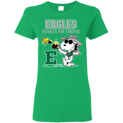 Eastern Michigan Eagles Make Me Drinks T Shirt