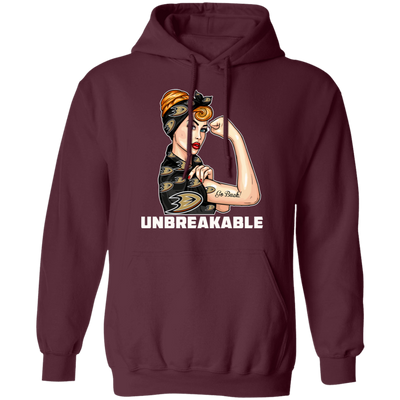 Beautiful Girl Unbreakable Go Anaheim Ducks T Shirt