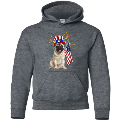 Independence Day Pug T Shirts