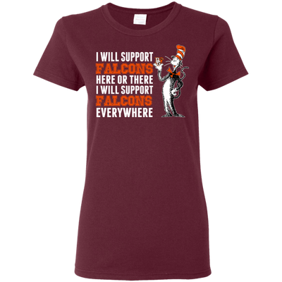 I Will Support Everywhere Bowling Green Falcons T Shirts