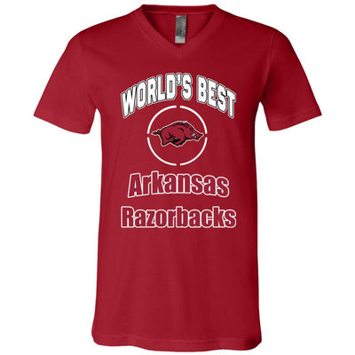 Amazing World's Best Dad Arkansas Razorbacks T Shirts