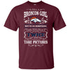 She Will Do It Twice And Take Pictures Denver Broncos T Shirt