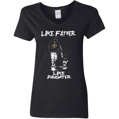 Like Father Like Daughter New Orleans Saints T Shirts