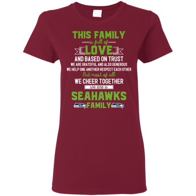 We Are A Seattle Seahawks Family T Shirt