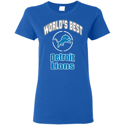 Amazing World's Best Dad Detroit Lions T Shirts