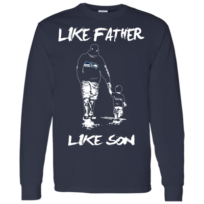 Happy Like Father Like Son Seattle Seahawks T Shirts