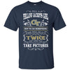 She Will Do It Twice And Take Pictures Georgia Tech Yellow Jackets T Shirt