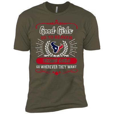 Good Girls Go To Heaven Houston Texans Girls T Shirts