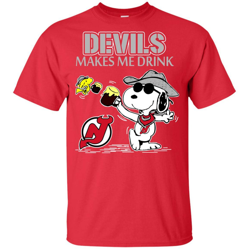 New Jersey Devils Make Me Drinks T-Shirt