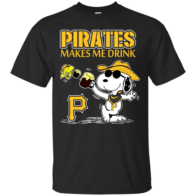 Pittsburgh Pirates Makes Me Drinks T-Shirt