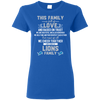 We Are A Detroit Lions Family T Shirt