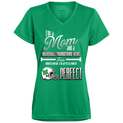 Cool Pretty Perfect Mom Fan Marshall Thundering Herd T Shirt