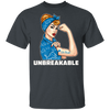 Beautiful Girl Unbreakable Go Detroit Lions T Shirt