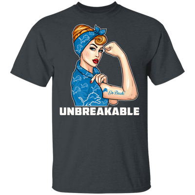 Beautiful Girl Unbreakable Go Detroit Lions T Shirt