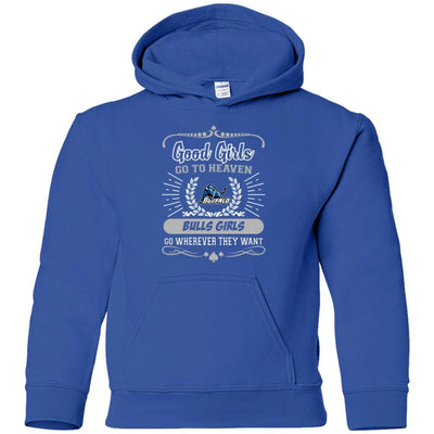 Good Girls Go To Heaven Buffalo Bulls Girls T Shirts