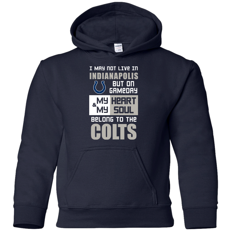 My Heart And My Soul Belong To The Indianapolis Colts T Shirts