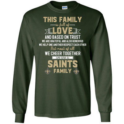 We Are A New Orleans Saints Family T Shirt