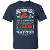 She Will Do It Twice And Take Pictures Cleveland Browns T Shirt