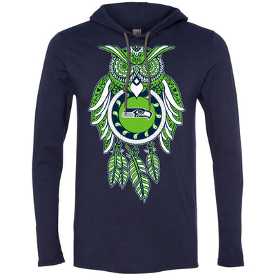 Dreamcatcher Owl Seattle Seahawks T Shirt