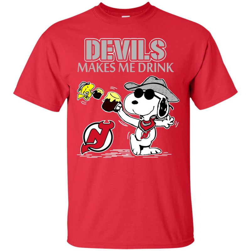 New Jersey Devils Make Me Drinks T-Shirt