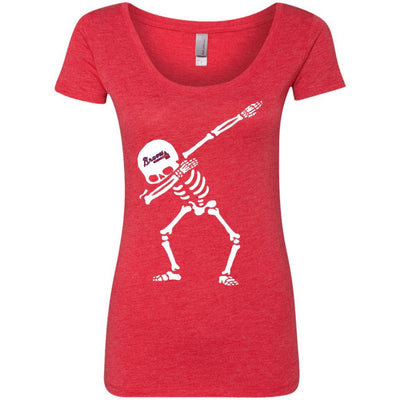 Dabbing Skull Atlanta Braves T Shirts