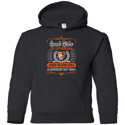 Good Girls Go To Heaven Bowling Green Falcons Girls T Shirts