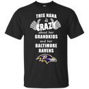 This Nana Is Crazy About Her Grandkids And Her Baltimore Ravens T Shirts