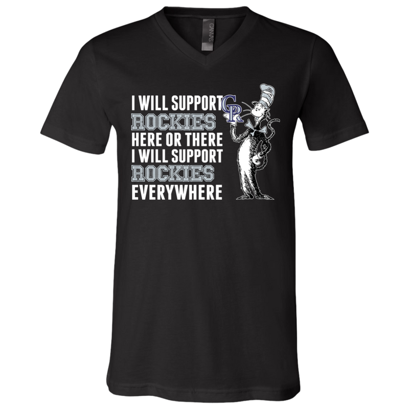 I Will Support Everywhere Colorado Rockies T Shirts