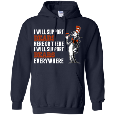 I Will Support Everywhere Chicago Bears T Shirts