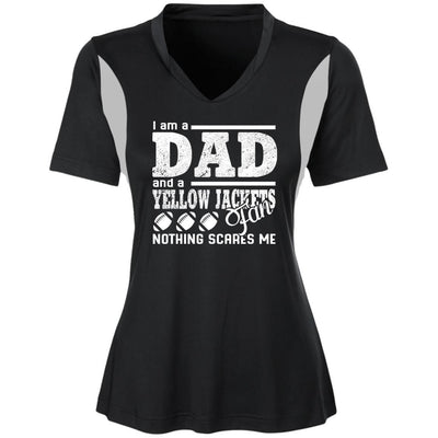 I Am A Dad And A Fan Nothing Scares Me Georgia Tech Yellow Jackets T Shirt