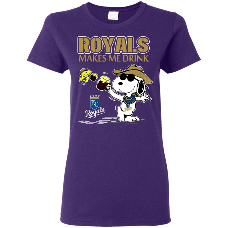 Kansas City Royals Makes Me Drinks T Shirt