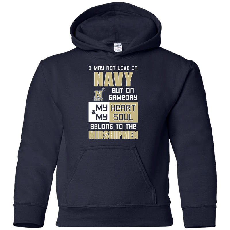 My Heart And My Soul Belong To The Navy Midshipmen T Shirts