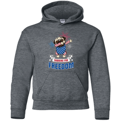 Dabbing For Freedom Pug T Shirts